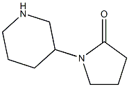 1-piperidin-3-ylpyrrolidin-2-one 结构式