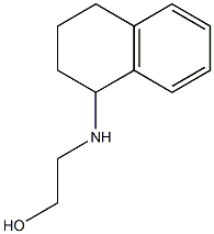 2-(1,2,3,4-tetrahydronaphthalen-1-ylamino)ethan-1-ol,,结构式