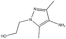 2-(4-amino-3,5-dimethyl-1H-pyrazol-1-yl)ethan-1-ol 结构式