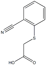 2-[(2-cyanophenyl)sulfanyl]acetic acid Structure