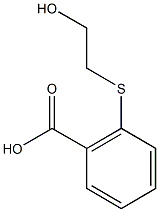 2-[(2-hydroxyethyl)sulfanyl]benzoic acid Struktur