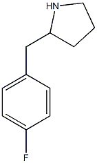 2-[(4-fluorophenyl)methyl]pyrrolidine Struktur