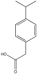 2-[4-(propan-2-yl)phenyl]acetic acid,,结构式