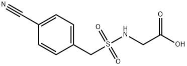 2-{[(4-cyanophenyl)methane]sulfonamido}acetic acid|2-{[(4-cyanophenyl)methane]sulfonamido}acetic acid