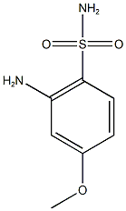 2-amino-4-methoxybenzene-1-sulfonamide Struktur
