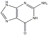 2-amino-6,9-dihydro-1H-purin-6-one Structure