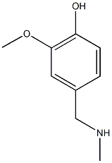 2-methoxy-4-[(methylamino)methyl]phenol Structure