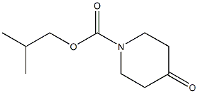 2-methylpropyl 4-oxopiperidine-1-carboxylate Structure