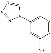 3-(1H-1,2,3,4-tetrazol-1-yl)aniline,,结构式