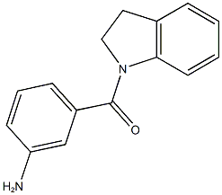 3-(2,3-dihydro-1H-indol-1-ylcarbonyl)aniline Structure