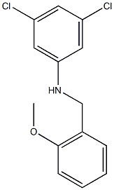 3,5-dichloro-N-[(2-methoxyphenyl)methyl]aniline Structure