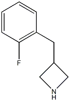 3-[(2-fluorophenyl)methyl]azetidine Structure
