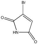 3-bromo-2,5-dihydro-1H-pyrrole-2,5-dione,,结构式
