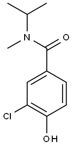 3-chloro-4-hydroxy-N-methyl-N-(propan-2-yl)benzamide Structure