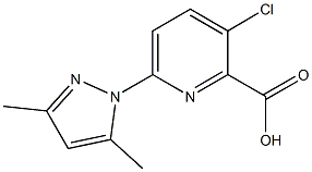  3-Chloro-6-(3,5-dimethyl-pyrazol-1-yl)-pyridine-2-carboxylic acid