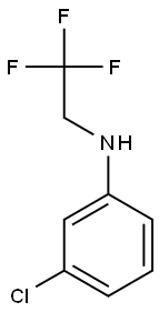 3-chloro-N-(2,2,2-trifluoroethyl)aniline Structure