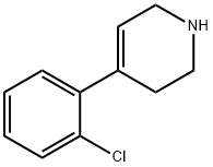 4-(2-chlorophenyl)-1,2,3,6-tetrahydropyridine 化学構造式