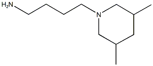 4-(3,5-dimethylpiperidin-1-yl)butan-1-amine 结构式