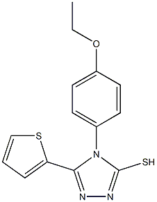 4-(4-ethoxyphenyl)-5-(thiophen-2-yl)-4H-1,2,4-triazole-3-thiol Structure