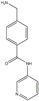 4-(aminomethyl)-N-pyridin-3-ylbenzamide,,结构式