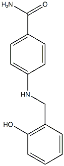 4-{[(2-hydroxyphenyl)methyl]amino}benzamide