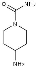 4-aminopiperidine-1-carboxamide 结构式