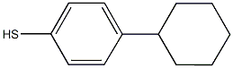 4-cyclohexylbenzene-1-thiol,,结构式