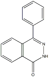 4-phenyl-1,2-dihydrophthalazin-1-one 化学構造式