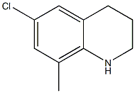 6-chloro-8-methyl-1,2,3,4-tetrahydroquinoline Structure