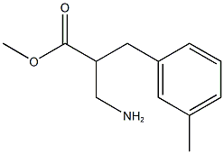 methyl 3-amino-2-[(3-methylphenyl)methyl]propanoate Struktur