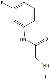 N-(3-fluorophenyl)-2-(methylamino)acetamide Structure