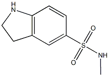 N-methyl-2,3-dihydro-1H-indole-5-sulfonamide Structure