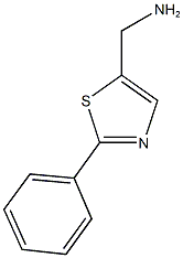 (2-phenyl-1,3-thiazol-5-yl)methanamine Struktur