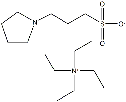 Tetraethylammonium 3-(pyrrolidin-1-yl)propane-1-sulfonate Struktur
