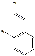 1-BROMO-2-(-2-BROMOVINYL)BENZENE 化学構造式