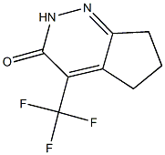 4-(TRIFLUOROMETHYL)-2,5,6,7-TETRAHYDRO-3H-CYCLOPENTA[C]PYRIDAZIN-3-ONE Structure