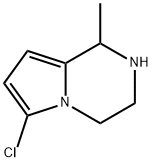6-CHLORO-1-METHYL-1,2,3,4-TETRAHYDROPYRROLO[1,2-A]PYRAZINE, 930395-99-6, 结构式