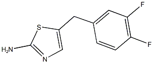 5-(3,4-DIFLUOROBENZYL)-1,3-THIAZOL-2-AMINE Structure