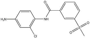 N-(4-AMINO-2-CHLOROPHENYL)-3-(METHYLSULFONYL)BENZAMIDE