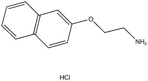 2-(2-NAPHTHYLOXY)ETHANAMINE HYDROCHLORIDE Structure