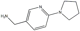 (6-PYRROLIDIN-1-YLPYRIDIN-3-YL)METHYLAMINE Structure