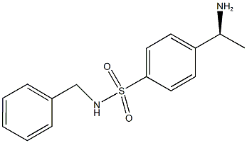 4-[(1S)-1-AMINOETHYL]-N-BENZYLBENZENESULFONAMIDE,,结构式
