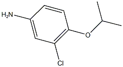 3-CHLORO-4-ISOPROPOXYANILINE Structure