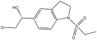 (1R)-2-CHLORO-1-[1-(ETHYLSULFONYL)-2,3-DIHYDRO-1H-INDOL-5-YL]ETHANOL