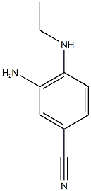 3-AMINO-4-ETHYLAMINO-BENZONITRILE,,结构式