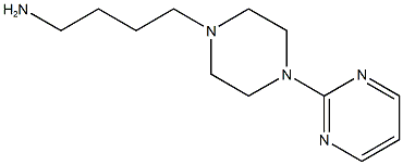 4-(4-PYRIMIDIN-2-YLPIPERAZIN-1-YL)BUTAN-1-AMINE 结构式