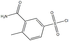 3-(aminocarbonyl)-4-methylbenzenesulfonyl chloride