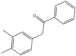 2-(3,4-dimethylphenyl)-1-phenylethanone,,结构式