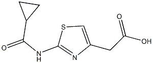 {2-[(cyclopropylcarbonyl)amino]-1,3-thiazol-4-yl}acetic acid