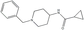 N-(1-benzylpiperidin-4-yl)cyclopropanecarboxamide Structure